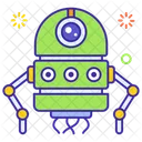Nanorobot Robot Mechanical Man Icon