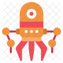 Robot Research Bloodstream Icon