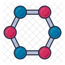 Nanotechnologie DNA Elektronen Symbol