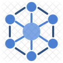 Nanotechnology Web Connection Icon