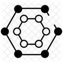 Nanowissenschaft Nanotechnologie Mikroskop Symbol