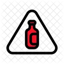 Sem Alcool Restricao Aviso Ícone