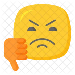 Não gosto Emoji Ícone