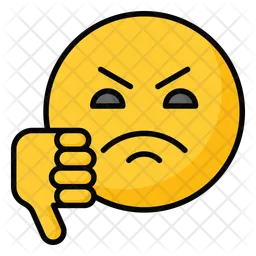 Não gosto Emoji Ícone