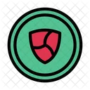 Nem Criptografia Moeda Ícone