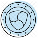 Crypto Token Color Shadow Thinline Icon Ícone