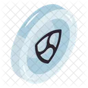 Moeda Nem Criptomoeda Cripto Ícone