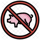 Sem Porco Carne De Porco Sem Comida Icon