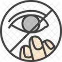 Não toque nos olhos  Ícone