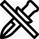 Nao Violencia Violencia Faca Ícone