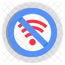 Sem Wifi Rede Sem Fio Conexao De Banda Larga Ícone