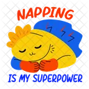 Napping Sleeping Resting Icon