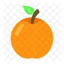 Naranja Fruta Organica Icono