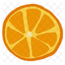 Naranja Citricos Frutas Icono