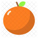 Naranja Comida Fondo Icono