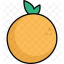 Icono Plano De Ilustracion De Frutas De Scout Con Contorno Coloreado Icono