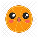 Imagenes Predisenadas Naranja Feliz Icono