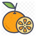 Naranja Fruta Limon Icono