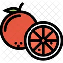 Naranja Verduras Frutas Icono