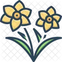 Narcissus Daffodil Easter Icon