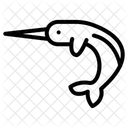 Narwal Wal Meerestier Symbol