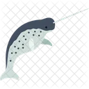 Narwhal Aquatic Animal Icon