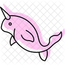 Narwhal Ocean Marine Icon