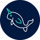 Narwhal Ocean Marine Icon