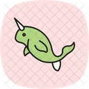 Narwhal Ocean Marine Icon