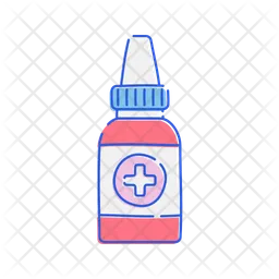 Nasal drop bottle  Icon