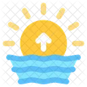 Nascer Do Sol Oceano Clima Icon