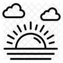 Clima Ensolarado Sol Ícone