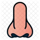 Nase Mensch Organ Symbol