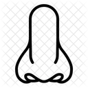 Nase Mensch Organ Symbol
