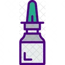 Nasenspray Handgel Antibiotika Symbol