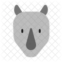 Nashorn Tier Saugetiere Symbol