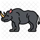 Nashorn Tier Nashorn Symbol