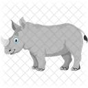 Nashorn Tier Nashorn Symbol