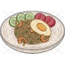 Nasi Goreng Dinner Lunch Icon