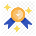 Nastro Medaglia Medaglia Distintivo Icon