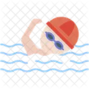 Nadar Ola Agua Icono
