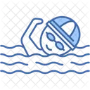 Nadar Ola Agua Icono