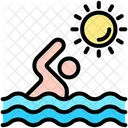 Natacion Deporte Agua Icono