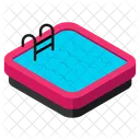 Piscina Verano Nadar Icono