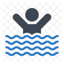 Natacion Agua Avatar Icono
