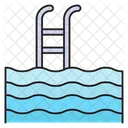 Natacion Piscina Escalera Icono