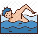 Natacion Piscina Agua Icono