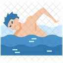 Natacion Piscina Agua Icono