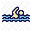 Piscina Agua Natacion Icono