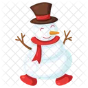 Boneco De Neve Natal Decoracao Icon